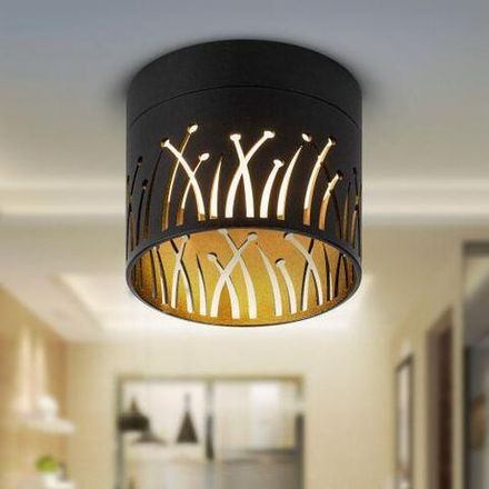 Светильник OL54 BK IP20 под лампу GX53 настен./потолочн. спот черн. Эра Б0061192