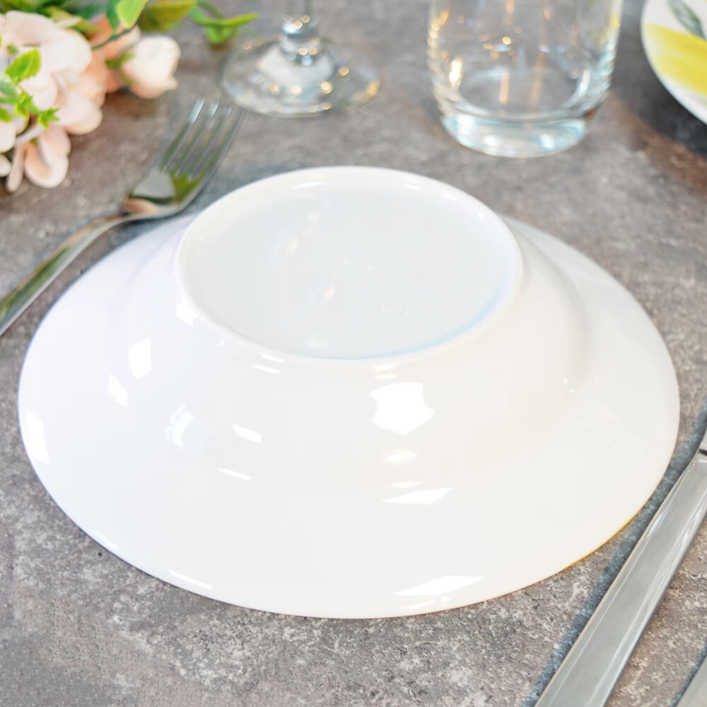 Тарелка 200мм глубокая форма Идиллия Лимоны