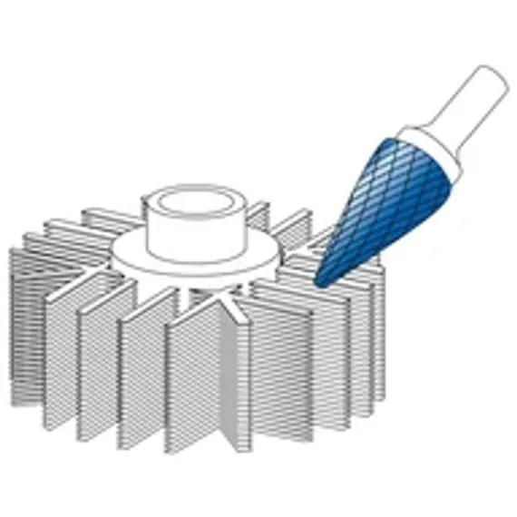 Фрезерная головка к GMMA-100L для снятия L-фаски (6 пластин), арт. HG926