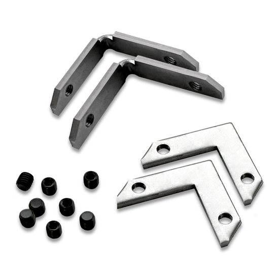 ST015.179.02.1 Уголок 90о (комплект 2 гор.+2 верт.+ 8 винтов) для ST015.129.02, ST003.129.02 ST-Luce SKYLINE 220