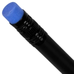 Набор карандашей чернографитных c забавной надписью FUNNY NOTES BLK, 6 штук, HB, с ластиком