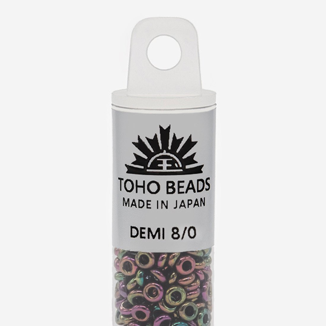 Японский бисер TOHO Demi 8/0 (№509), металлизированный, непрозрачный глянцевый