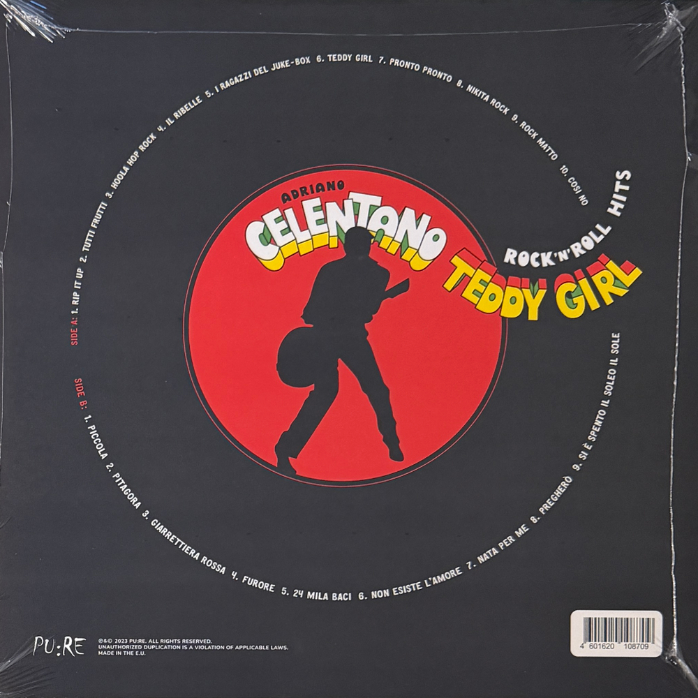 Виниловая пластинка Adriano Celentano - Teddy Girl - Rock'N'Roll Hits LP