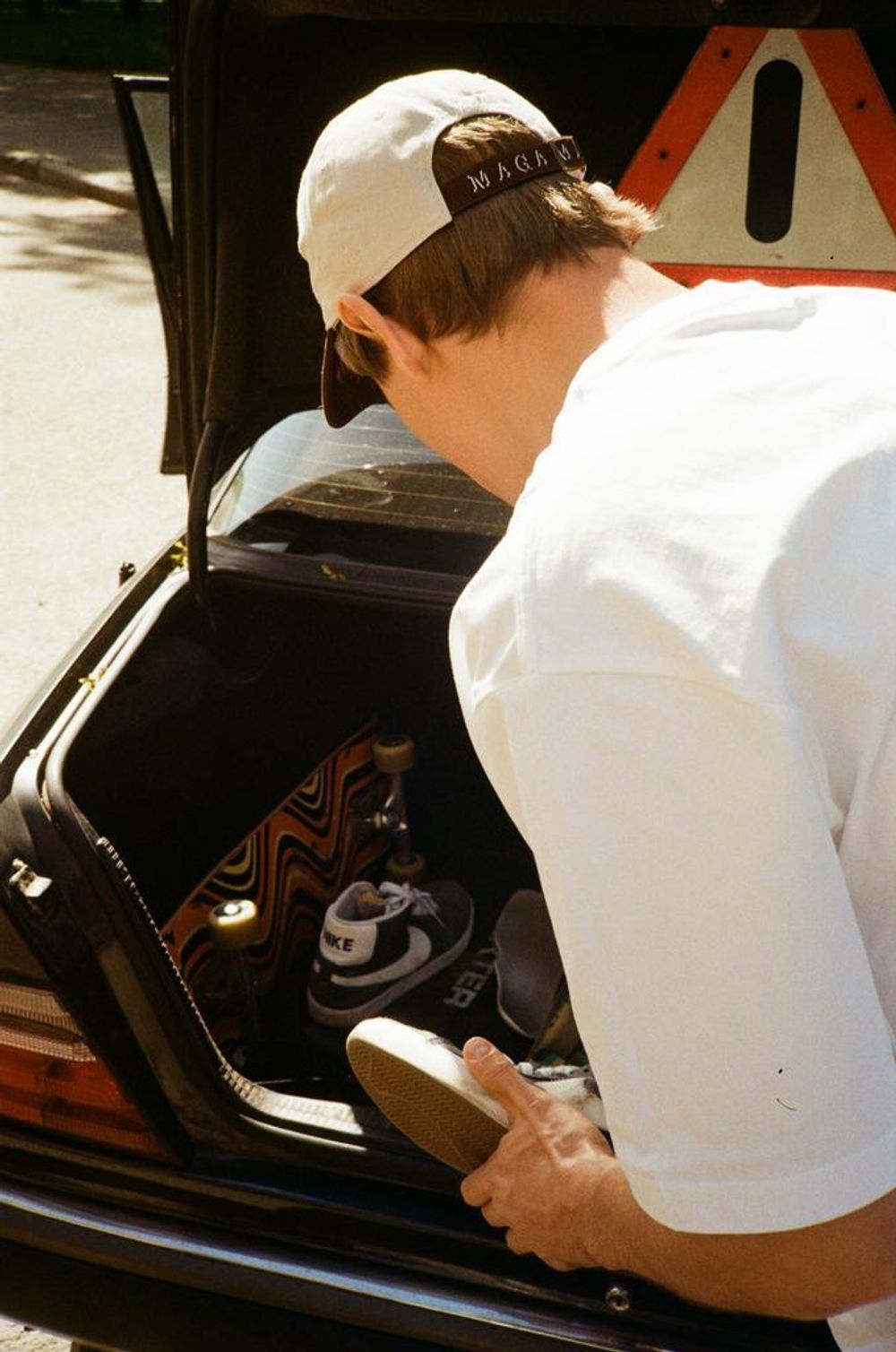 Кепка Magamaev Script коричневая