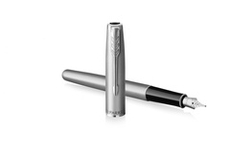Перьевая ручка Parker Sonnet Entry Point Stainless Steel CT, перо: F, цвет чернил: black, в подарочной упаковке