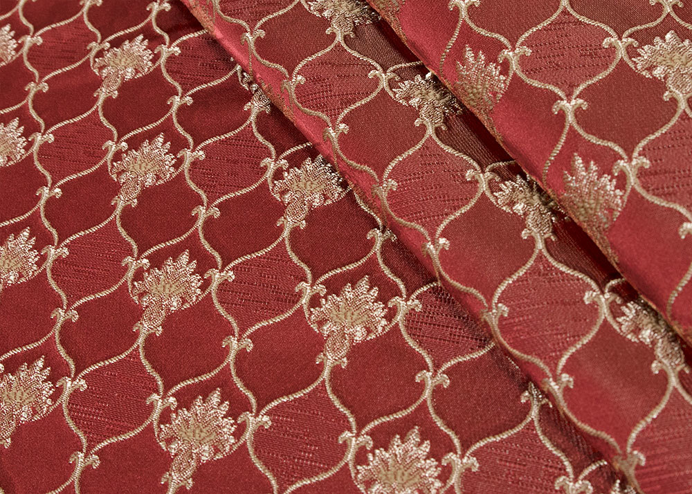 Жаккард Caledonia diamond cherry (Каледония диаманд черри)