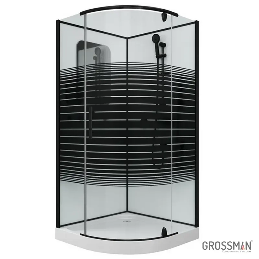 Душевая кабина Grossman Classic GR270 (100х100х205) дверь распашная,4 места