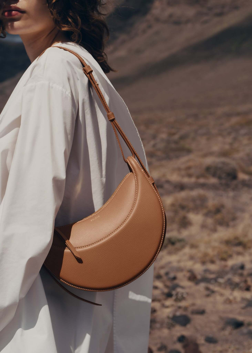 Сумка Polene Numero Dix EDITION TEXTURED CAMEL