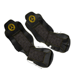 Чехлы Mercedes AXOR после 2014 года Высокие сиденья (экокожа, черный, желтая строчка)