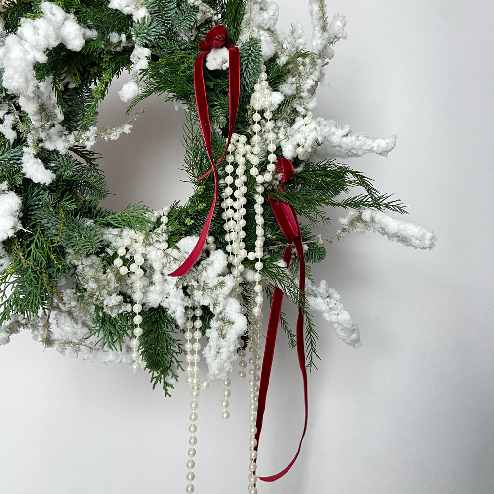 Венок Снежная хвоя