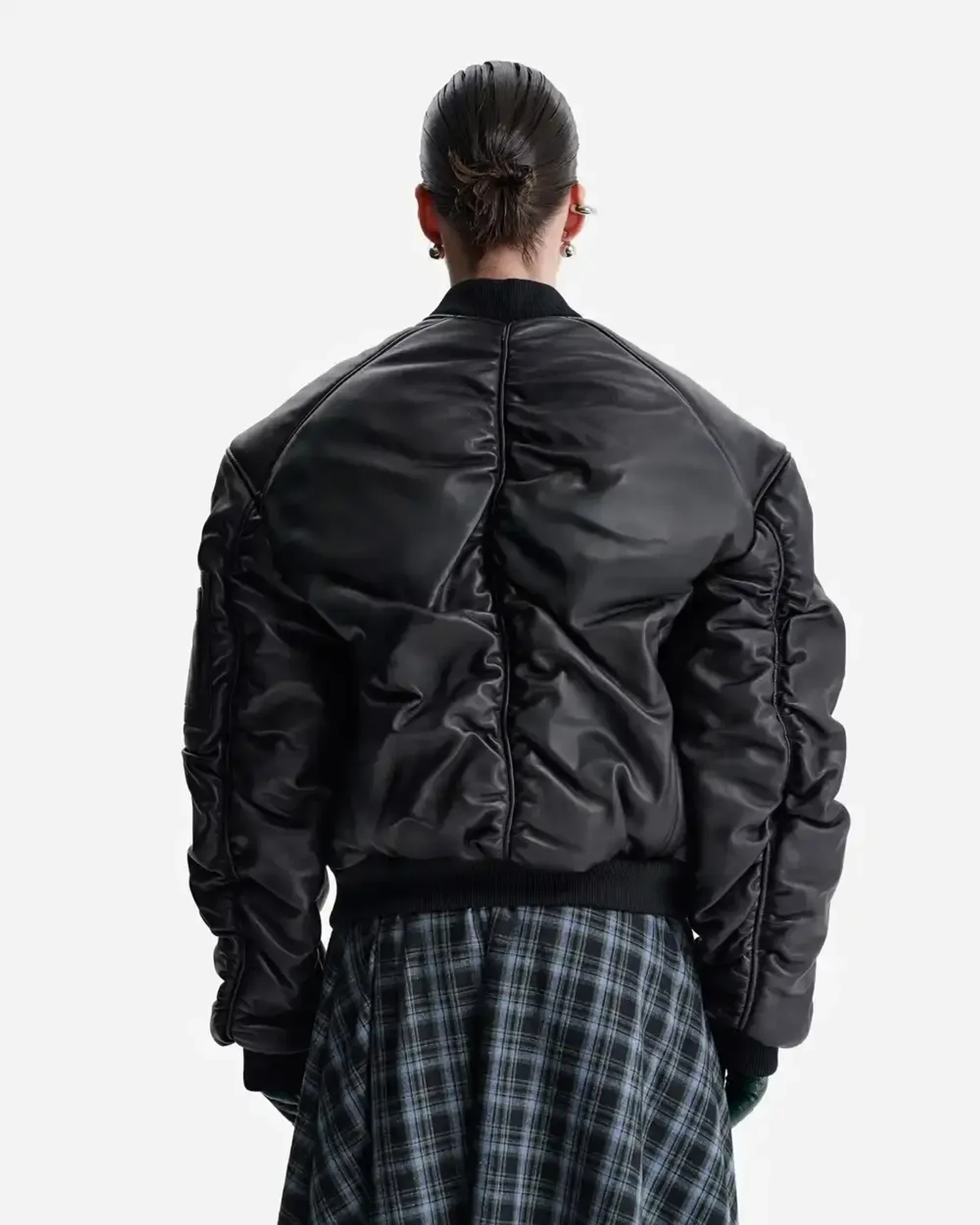 Бомбер из кожи Наппа