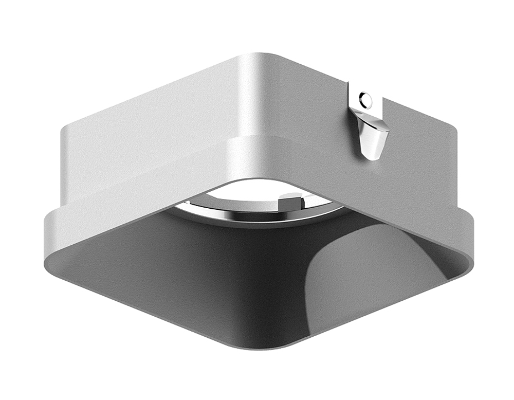 N7703 SSL серебро песок 70*70*H35mm Out10mm MR16