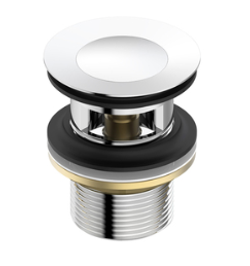 Выпуск для умывальника с переливом, хром, Optima Home, IDDIS, 001SB01i88