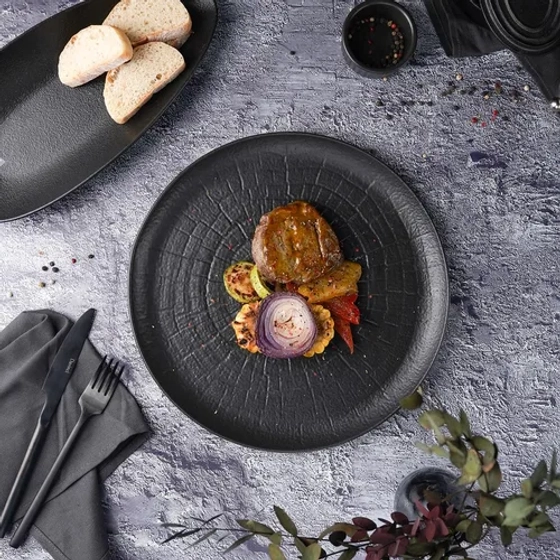 Тарелка d 29,5 см Black Raw Stellar P.L. Proff Cuisine [3]