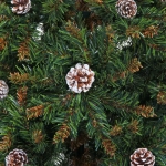 Елка «Лесное очарование» 180 см, ПВХ, шишки (966 веток)