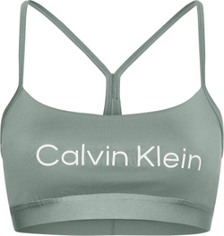 ТОП теннисный Calvin Klein Low Support Sports Bra - зеленый