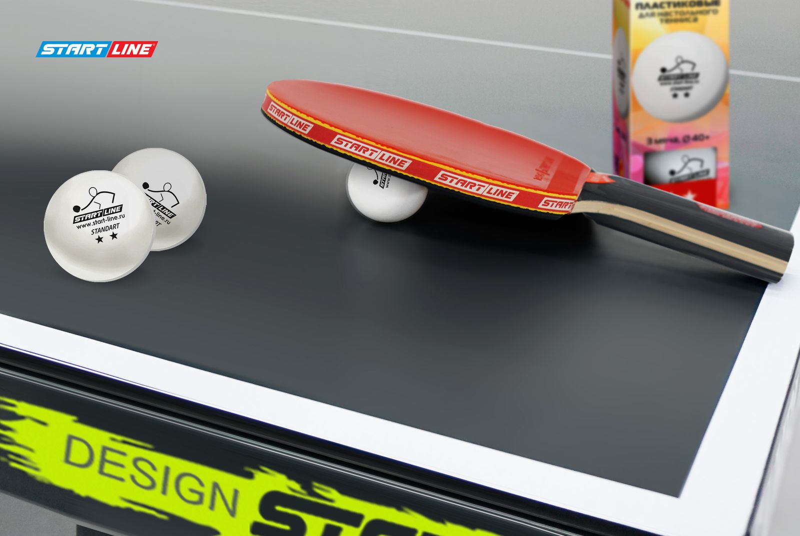 Мячи Start line Standart 2* New (3 шт, бел.) фото №11