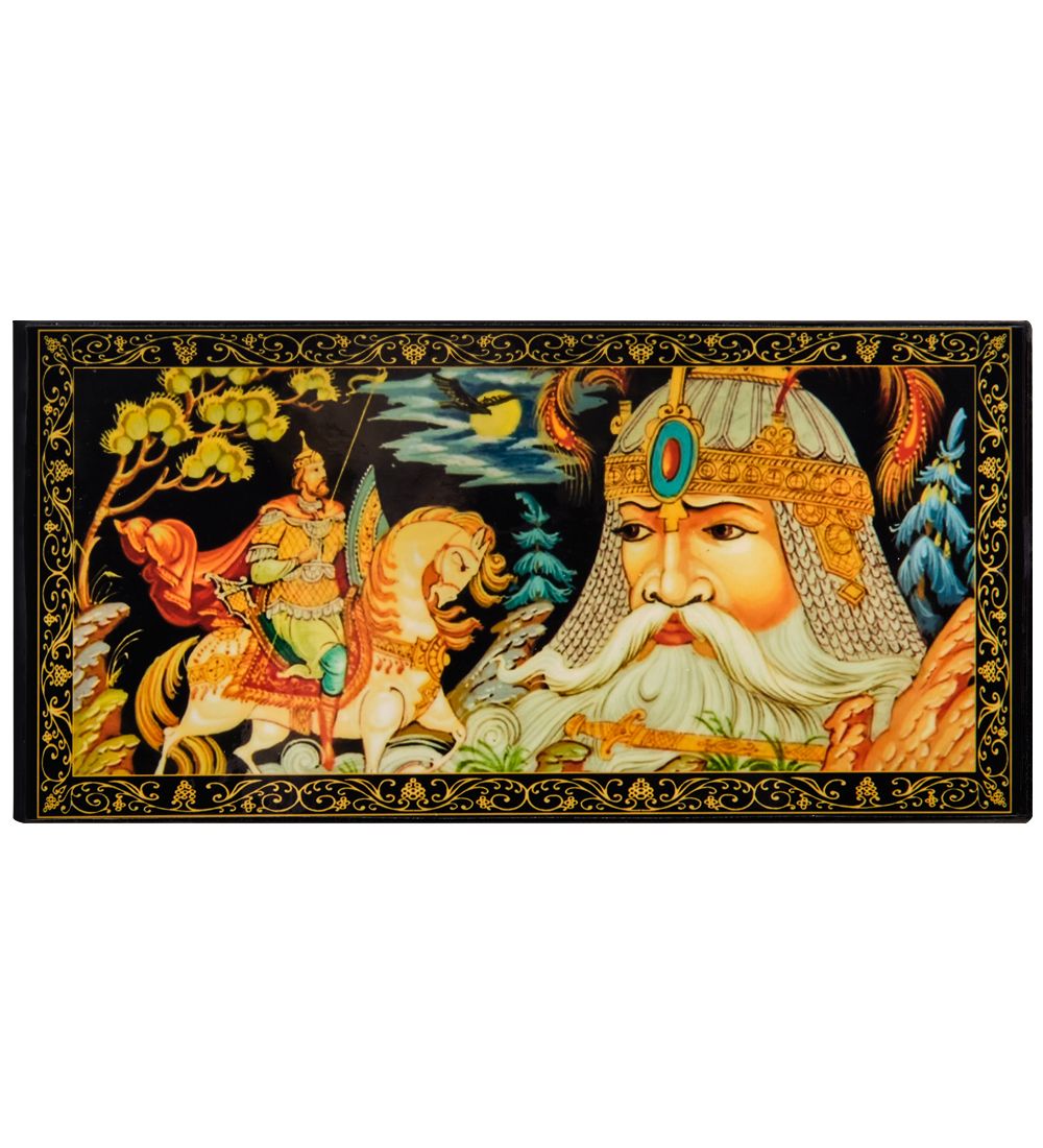 Народные промыслы ШК-11/12-M Шкатулка-купюрница в технике декупаж (8х17х4)