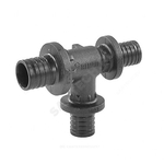 Тройник для PE-X труб аксиальный PPSU Дн 25х20х16 переходной RAUTITAN PX Rehau 11600841001