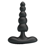 Черный анальный вибростимулятор 12см Pretty Love Corban Anal Vibrator Black BI-040174