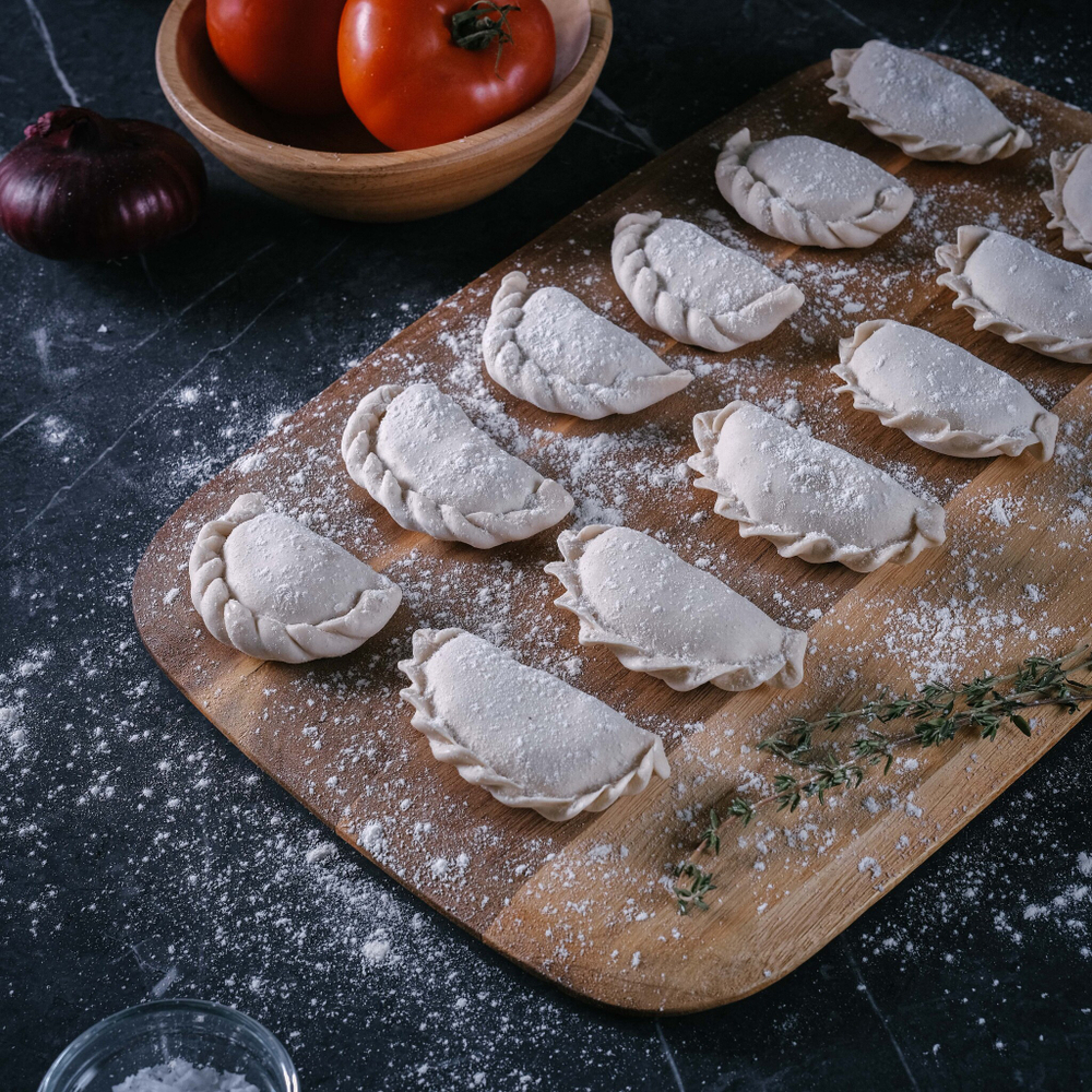 Вареники с картофелем и грибами (весовые)