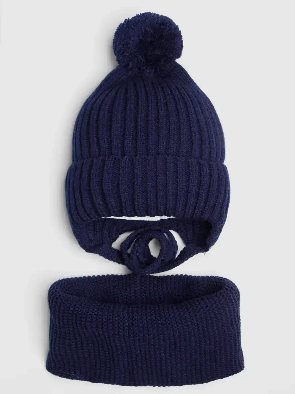 Шапка детская осенняя со снудом