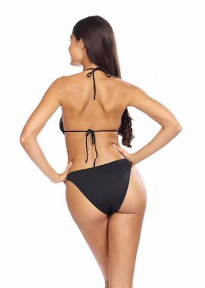 Соблазнительный однотонный купальник (Размер: 70/36) (Цвет: черный)