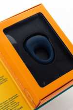 Синее эрекционное кольцо на пенис Satisfyer Power Ring (Цвет: синий)