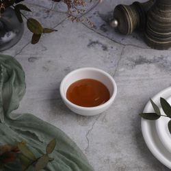 Соусник 50 мл d 7,1 см h3 см круглый белый фарфор P.L. Proff Cuisine [6]