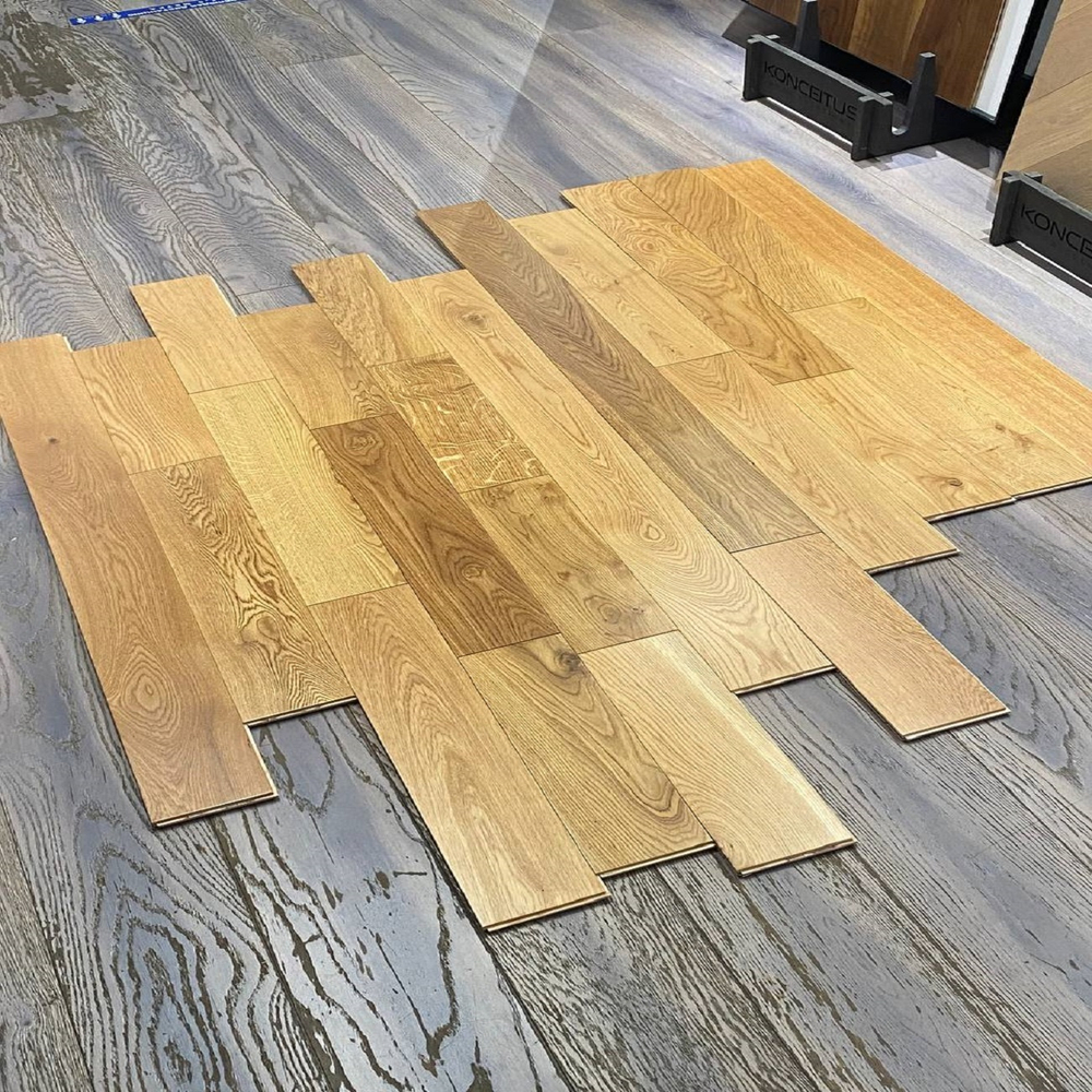 Инженерная доска HM Flooring Дуб Natural селекция Millrun