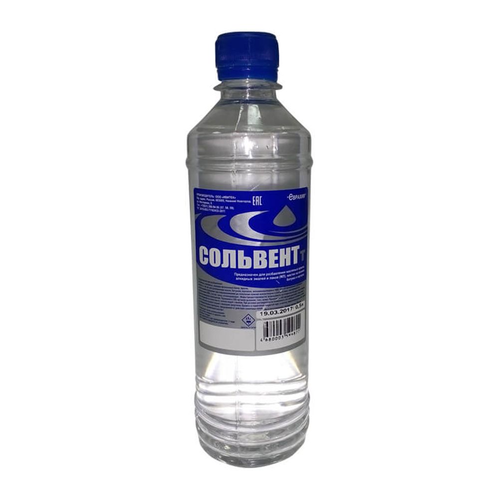 Сольвент 0,5л, ПЭТ