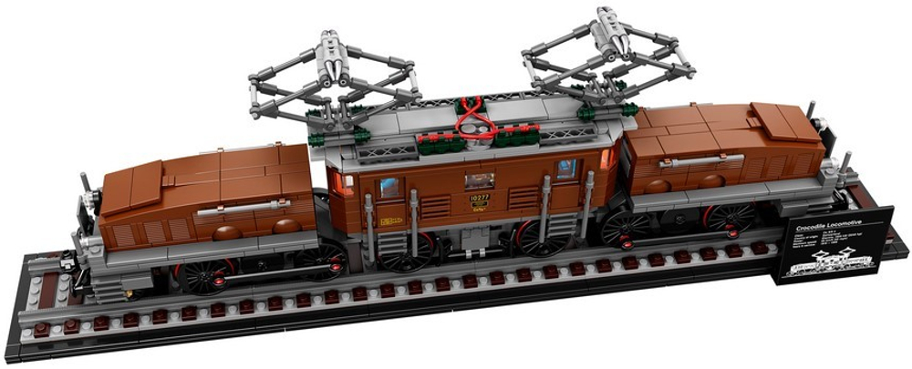 LEGO Creator Expert: Локомотив Крокодил 10277 — Crocodile Locomotive — Лего Креатор Создатель Эксперт