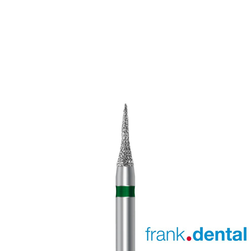 Бор алмазный зеленый  Frank Dental типа FG - D.392.016.G.FG