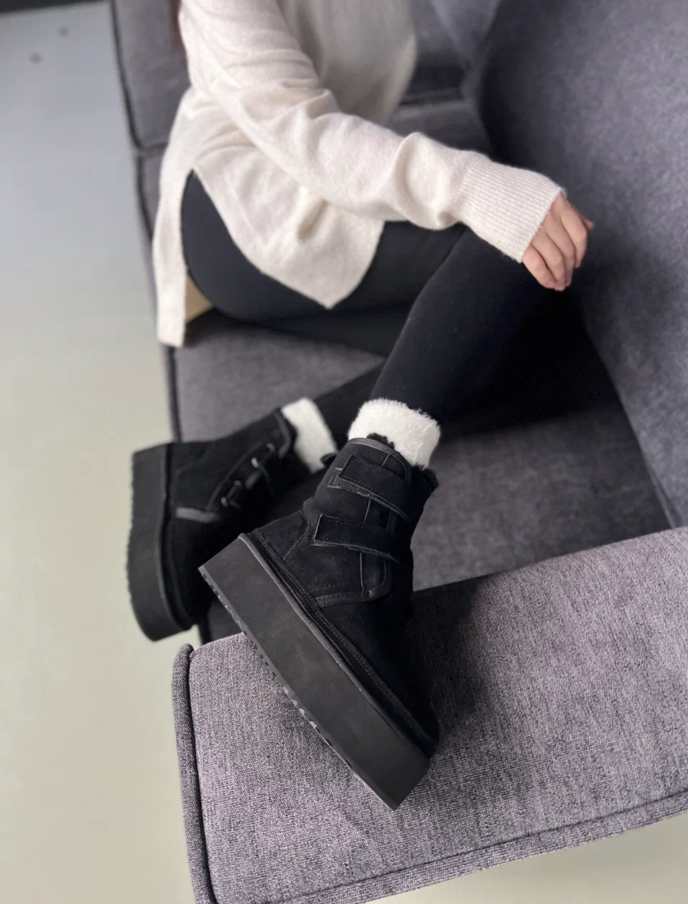 Угги на платформе