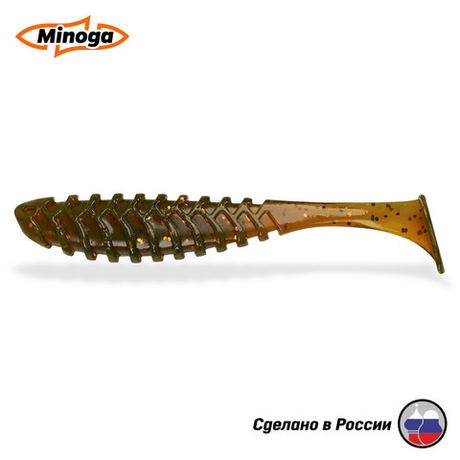 Силиконовая приманка "Minoga" COOPER 4,0"(4шт) 100мм, 6,1гр, цвет 027