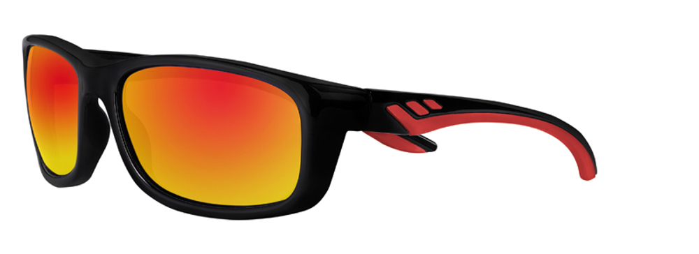 Стильные фирменные высококачественные американские спортивные солнцезащитные очки из поликарбоната Zippo OS38-02 в мешочке и коробке