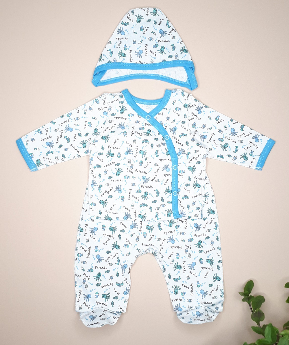 Комплект Морские друзья (голубой)