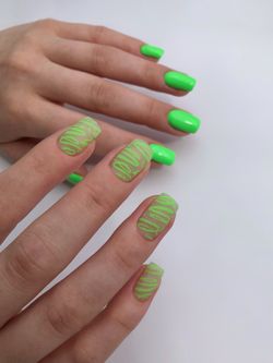 Swanky Stamping Лак для стемпинга S15 неоново-зеленый, 6