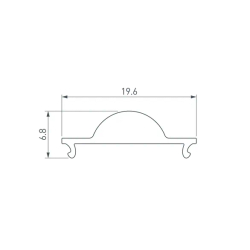 Экран ARH-WIDE-B-H20-2000 Lens Clear-PM (Arlight, Пластик) 016638