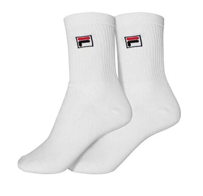 Теннисные носки Fila Long Frottee Socks 2P - White