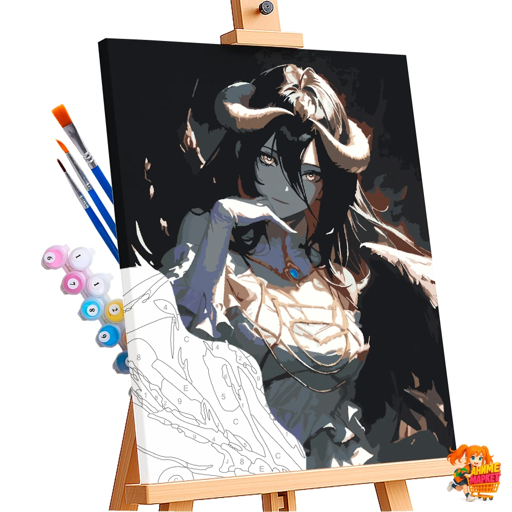 Картина по номерам Overlord Альбедо