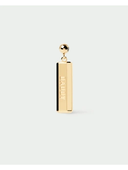 Подвеска-шарм Daddy серебро 925 пробы покрытое золотом