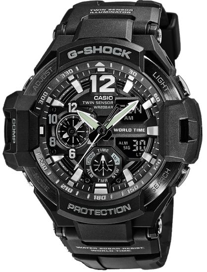 Мужские часы CASIO G-SHOCK GA-1100-1AER Black