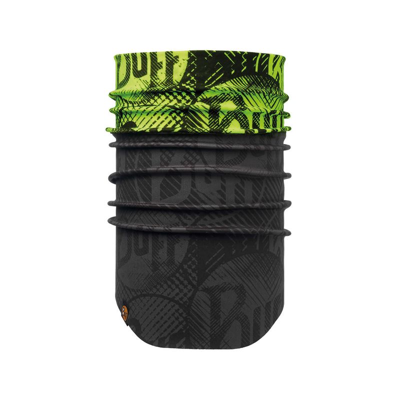 Шарф непродуваемый с маской на лицо Buff New Log Us Yellow Fluor Фото 1
