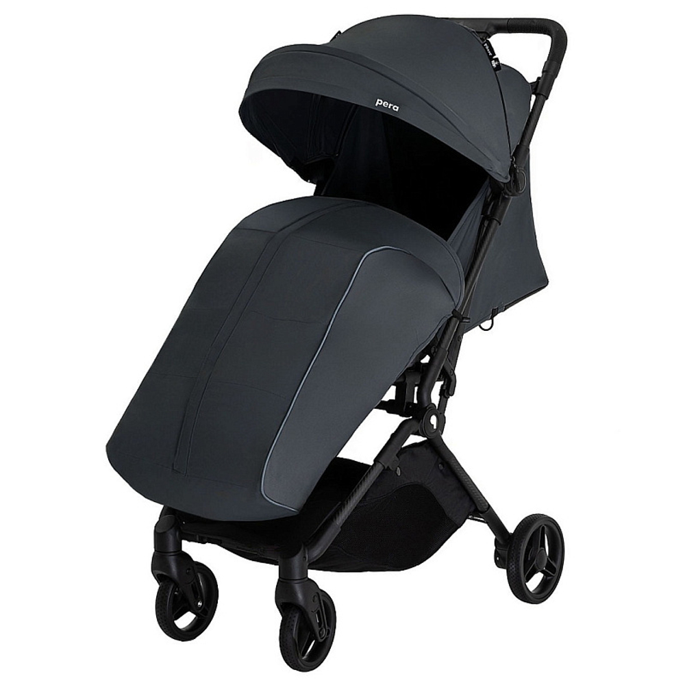 Детская прогулочная коляска Pituso Pera PU Graphite