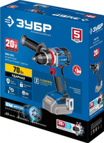 Дрель-шуруповерт аккумуляторная ЗУБР DB-201-22 бесщеточная Профессионал