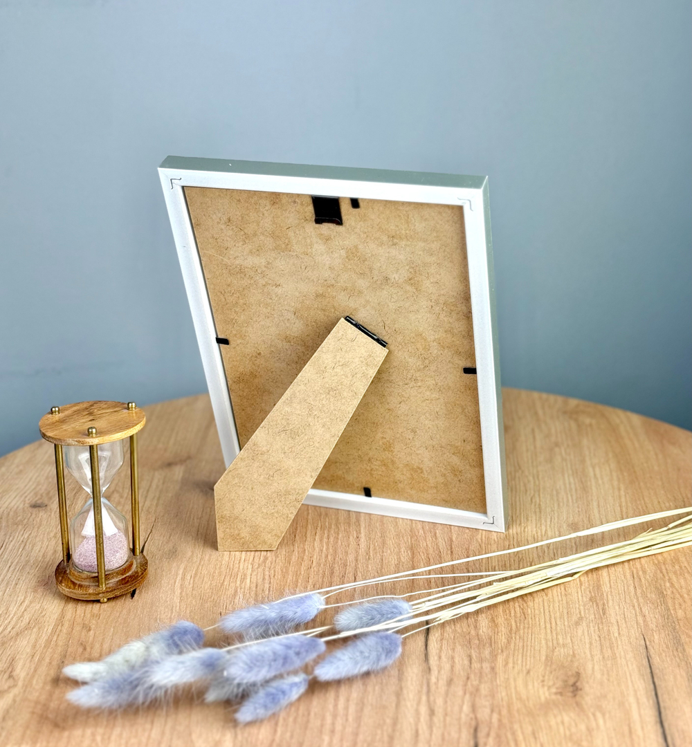 Фоторамка 15х21 см, серебро, орнамент, арт. 1521.140445