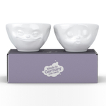 Набор чаш grinning & kissing, 100 мл, белый, 2 шт.