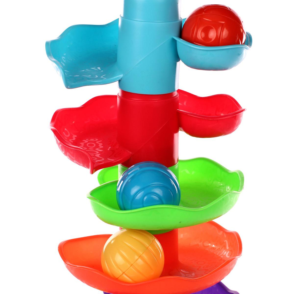 Пластмассовый игрушечный набор "Башня с шариками 2", сетка