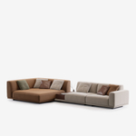 4-х местный нераскладной диван с кушеткой KYOTO KO-14